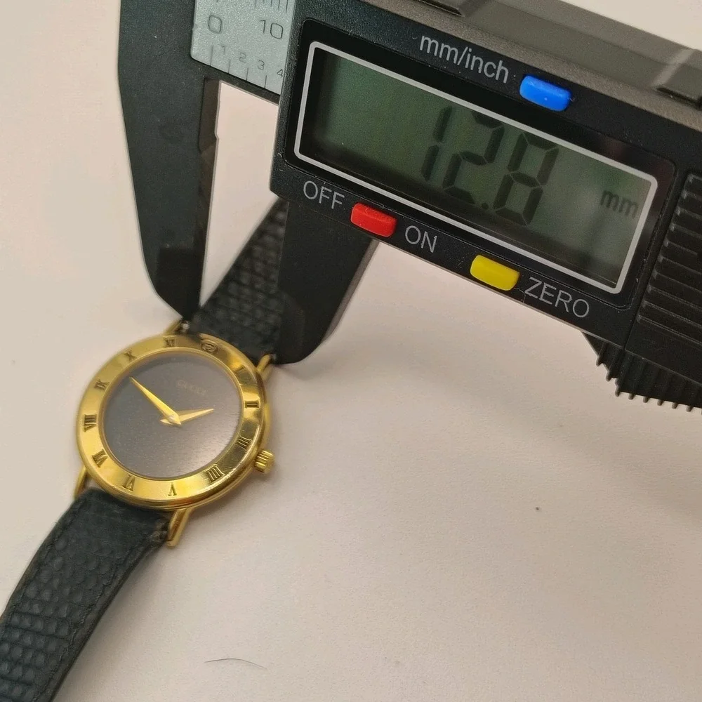Vintage 1992 Authentic GUCCI 3001L SWISS Women's Quartz Watch Lizard Band‎ - Picture 13 of 14